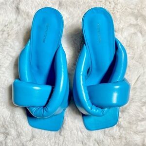 Pretty Little Thing: Blue Knot High Heels | Size: 5 | NWOT ✨